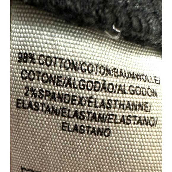 Free People Corduroy Raw Hem Flare Jeans Black Noir 31 - Picture 8 of 9